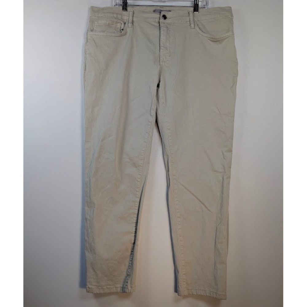 Joes Jeans Men 42 x 28 Beige Denim Straight Leg Stretch Casual Chore